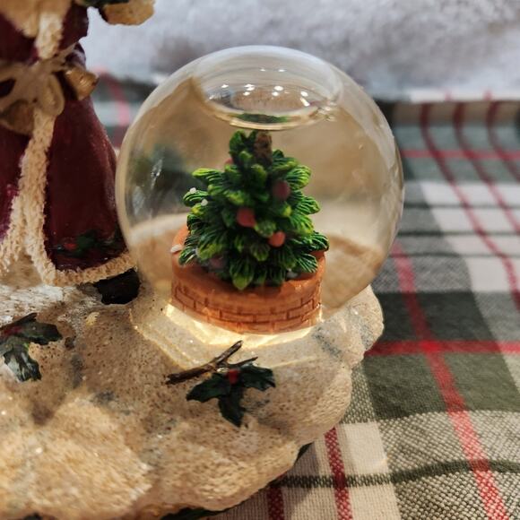 🎄 SANTA CANDLE TOPPER YANKEE CANDLE Globe Christmas decor - Picture 3 of 4